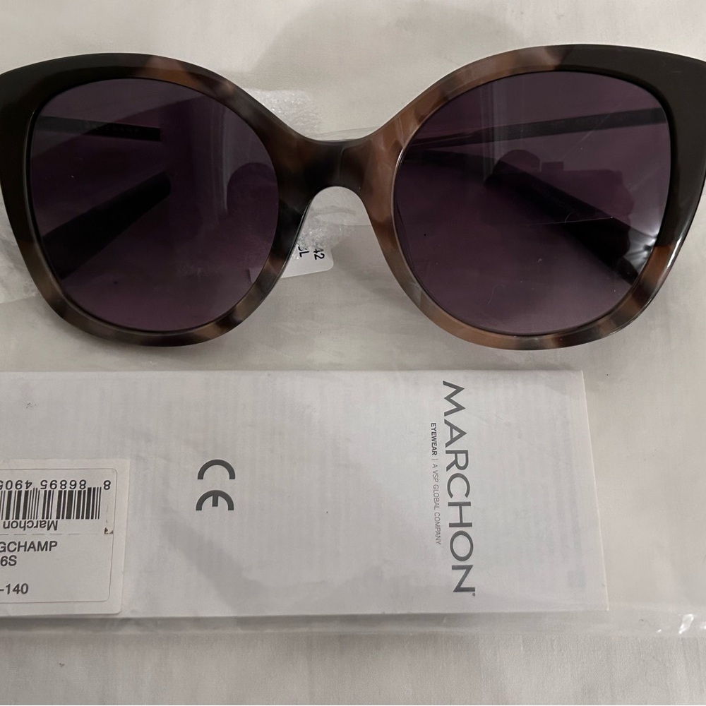 Longchamp Women's IVORY Havana Tortoise Sunglasses LO636S NEW $193 Retail - MINT